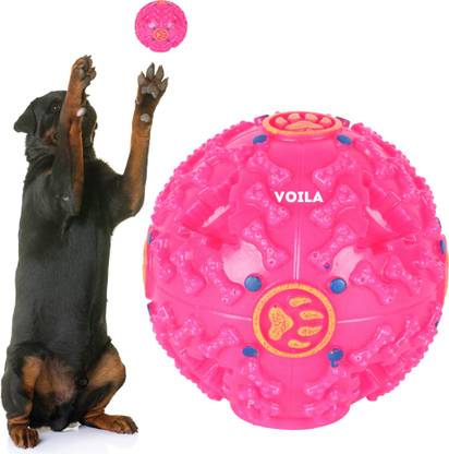 VOILA Bouncy Fetch Toy Rubber Ball For Dog