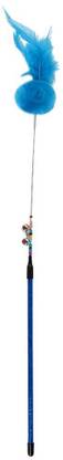 Lyla Cat Teaser Toy Cat Chaser Toy Cat Wand Feather Toy Suitable for Cat Kitten Polyester Soft Toy For Dog & Cat