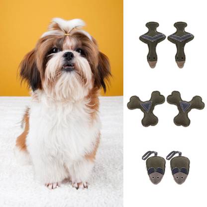 Lyla 2pcs Lovely Linen Pet Fetch/Chew/Play Squeak Sound Toy Random Color Bird Polyester Soft Toy For Dog & Cat