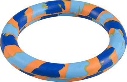 Duvoplus Rubber Ring Smash M, Multicolor Rubber Chew Toy For Dog
