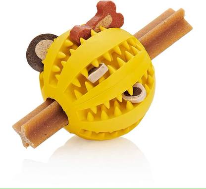 PETZ R US Silicone Treat Dispensing Toy, Chew Toy, Ball For Dog