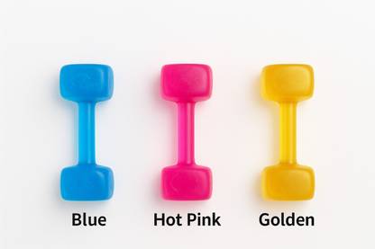 WagTalez Blue Dumbbell Rubber Chew Toy For Dog