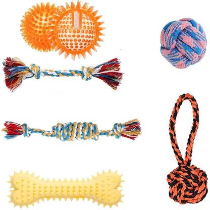 GHS EMPIRE Chew Toys for Puppy Aggressive Chewers,Interactive Teething Toys for Medium Dogs Cotton Chew Toy, Fetch Toy, Training Aid, Tug Toy For Dog