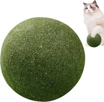 Emily Pets Cat Mint Catnip Ball Teeth Cleaning Playing Chew Toy for Cats Wooden Chew Toy, Training Aid For Cat