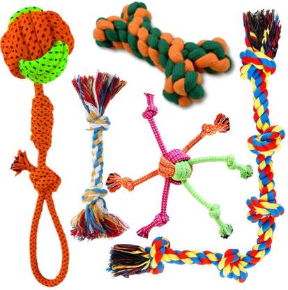 PETZLUV YOUHAVEDEAL Interactive Knot Rope Dog Toy – Ideal for Tug of War for All Breeds Cotton Chew Toy, Ball, Fetch Toy, Tug Toy, Training Aid For Dog