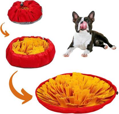 PETMAX Snuffle Mat for Dogs Dog Snuffle Mat Food Sniffing Feeding Mat Polyester Chew Toy For Dog