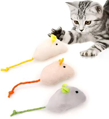 DCM PET MART Microfibre Chew Toy, Soft Toy For Cat