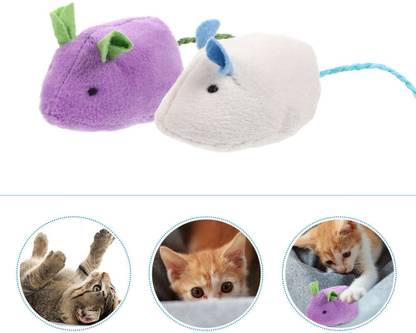 Pet Guard Plush Cat Toy Mouse Chewing Interactive Rat Chew Toys for Cat Cotton Plush Toy For Cat