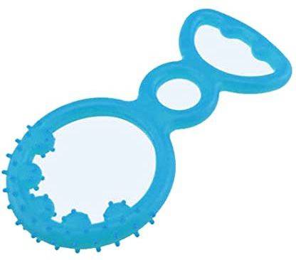 Shirlip Pet Dog Chew Toys Aggressive Chewers Rubber Dog Blue 1 Pc Rubber Rubber Toy, Chew Toy For Dog