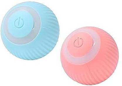 starprim Automatic Cat Chasing Toy | Rechargeable Interactive Cat Rotating Smart Toy Ball Silicone Ball, Training Aid, Chew Toy For Cat