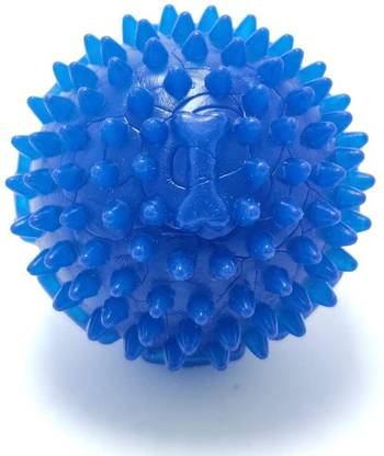 PetShy PetShy Non Toxic Rubber Stud Spike Hard Ball Chew Toy For Dogs - Blue Rubber Chew Toy For Dog