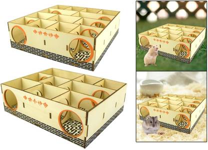 Lyla Hamster Maze Guinea Pigs Gerbils Small Pet Multi Chamber Hamster Maze Tunnel 20. Iron Soft Toy For Dog & Cat