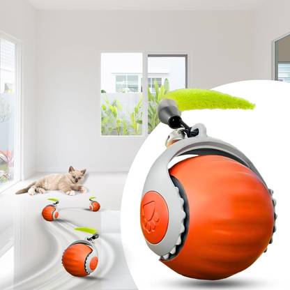Buraq Buraq Speedy Smart Gravity 360° Self Roller Ball, Automatic Interactive Cat Toys Rubber Ball For Cat