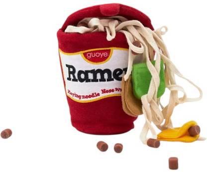 talkingdogclub Ramen Noodles - Interactive Plush Pet Toy Cotton Plush Toy For Dog & Cat
