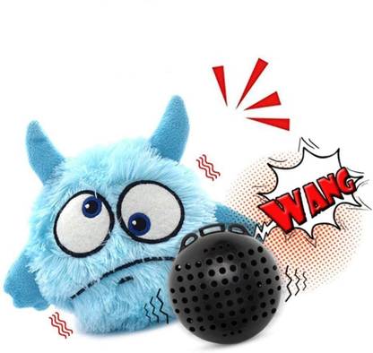 NITZU PETS Dog Toys Interactive Plush Squeak Giggle Ball Automatic Shake Crazy Balls. Plastic Ball For Dog