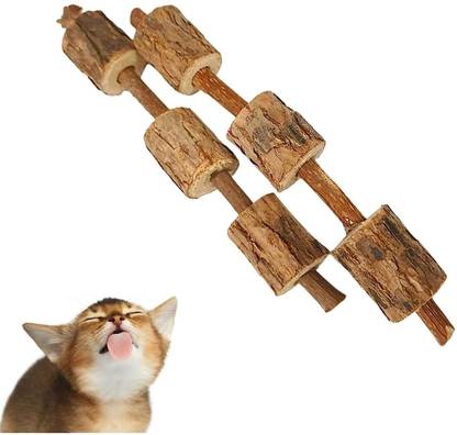 W9 Pet Products 100% Pure Natural Catnip Green Rush Stick Rollers Toys for Cats Wooden Training Aid, Chew Toy, Stick For Cat