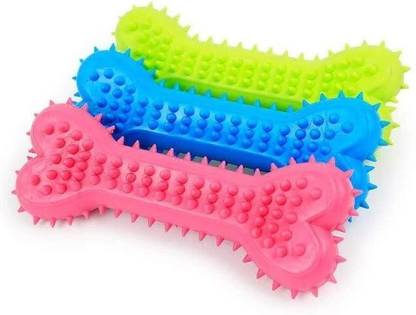 Pettivo Dog Trust Non-Toxic Rubber Dog Chew Bone Toy, Puppy/Dog Teething Toy Rubber Rubber Toy For Dog