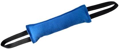 Lyla Dog Bite Tug Toy Two Soft Handles Rope Chew Toy for German Priest Tug of War Blu Polyester Soft Toy For Dog & Cat