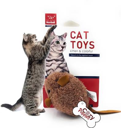 Cozy Puppies Cats Mouse Plush Realistic Cute Kitten Mice Filled Catnip for Cat Chew Toy Polyester Chew Toy, Fetch Toy, Soft Toy, Training Aid, Tug Toy, Tug Toy For Dog