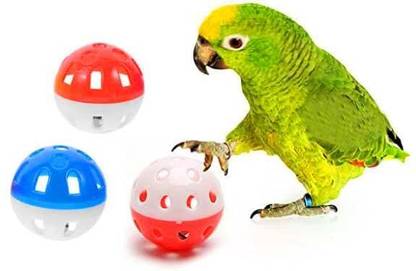 DCM PET MART Pet Toy for Lovebird Dog Puppy Cat- 3 Pcs Pack Plastic Chew Toy For Bird