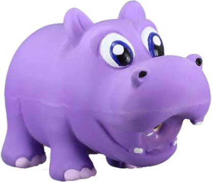 Petsport NATURFLEX Babies Tiny Tots Hippo Rubber Chew Toy For Dog