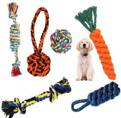 SENAPATI Cotton Ball, Chew Toy, Chew Toy, Soft Toy, Rubber Toy, Training Aid For Dog