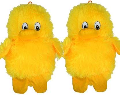 TWINK Soft duck Toy for Kids, Super-Soft, Safe, Great Birthday Gift Pack of 2 Sponge Soft Toy For Bird