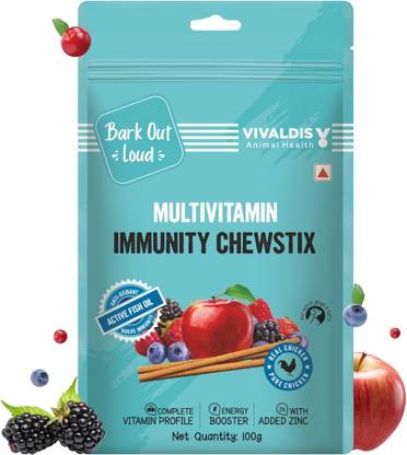 BARK OUT LOUD Multivitamin Treats for dogs & Cats Chicken Dog Treat