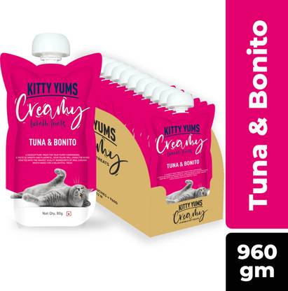 Kitty Yums Creamy Bunito & Tuna Cat Treat