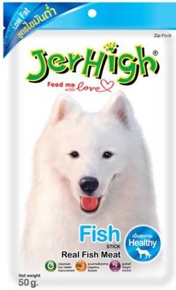 jerhigh Jerhigh Stick with real chicken for Dogs/Puppies , Flavor - Fish Dog Treat