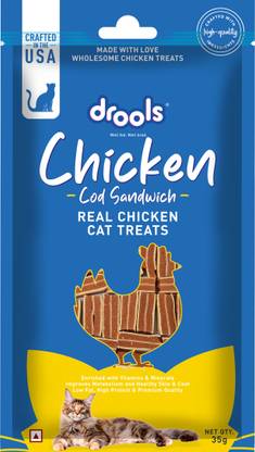 Drools Sandwich Chicken Cod Cat Treat