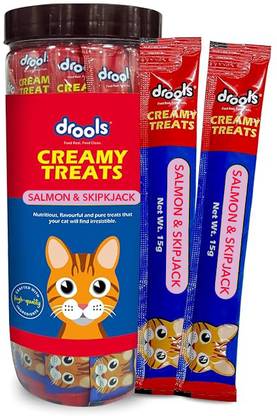 Drools Creamy Lickable Skipjack and Salmon Cat Treat