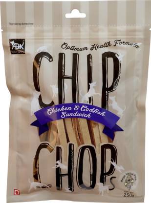 Chip Chops Codfish Sandwich and Chicken Dog Treat