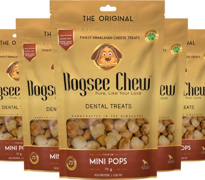Dogsee Chew Mini Pops Pack of 5 Cheese Dog Treat