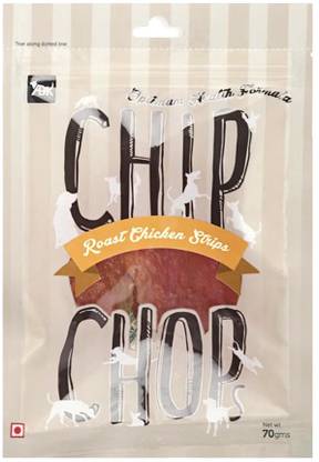 Chip Chops Roast Chicken Strips Dog Meaty Treat - 70 gm Chicken Dog Treat
