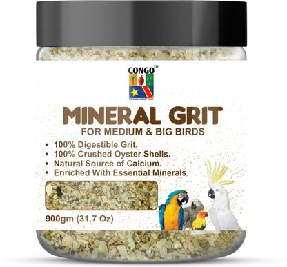 CONGO NATURAL PARROT TREAT Mineral Grit for Healthy Bird Digestive System Bird Treat