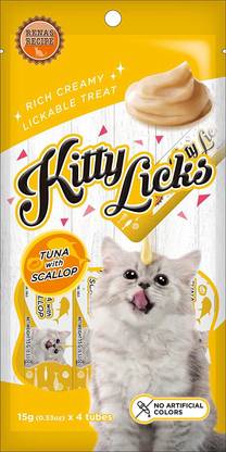 Lonekart Rena Kitty Licks Cat Treats for Kittens | Creamy Lickable Treat Tuna Cat Treat