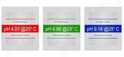 konvio neer pH Meter Buffer Solution Powder for Precise and Easy PH Calibration (Pack of 3) pH Testers