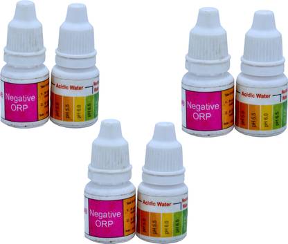 bioway 3 SET OF PH & ORP TESTING SOLUTION KIT LIQUID DROPS FOR TESTING RO/ANY WATER BY SELF Ph Test Strip