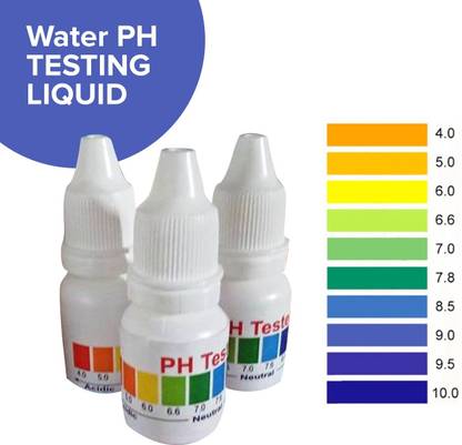 Alkline pH testing liquid solution kit for testing water Ph Test Strip