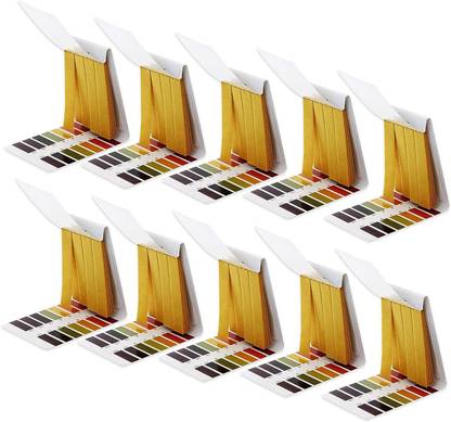 OCEAN STAR Full pH 1-14 Test Indicator pH Strip, Test Paper, 80 Strips Pack of 10 Ph Test Strip