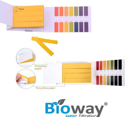 bioway Strips Acid Test Paper Water Litmus Testing Kit 80 Sheets PhTest Strip (1 - 14) Ph Test Strip