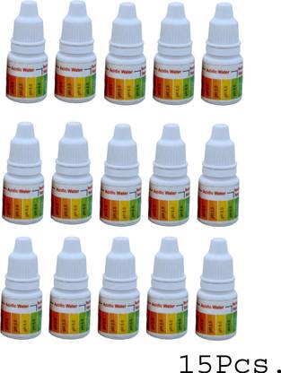 bioway 15 Pcs PH TESTING LIQUID SOLUTION KIT BOTTLE FOR TESTING WATER PH Ph Test Strip