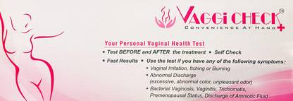 vaggi check VAGINAL PH TEST FOR INFECTION - 2 TESTS Ph Test Strip
