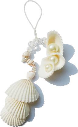 DearME Love Yourself Small Oyester Sea shell Clear Crystal Acrylic Beads Handmade Aesthetic Lanyard Phone Charm