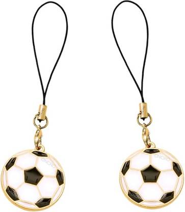 ONCRO Football phone charms for smart phone mobile cover fits necklace keychain soccer Phone Charm
