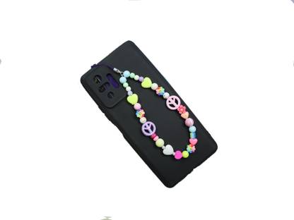 kamule Peace Symbol Pastel Beads Mobile Phone Charm