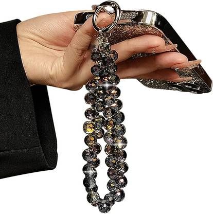 sannidhi Beaded Phone Wrist Strap Sparkling Cellphone Lanyard Wristlet Bracelet for Women Phone Charm