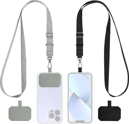 PLAY HARD 2Pcs Phone Sling Straps Adjustable Nylon Straps with Quick Release Buckle Phone Charm