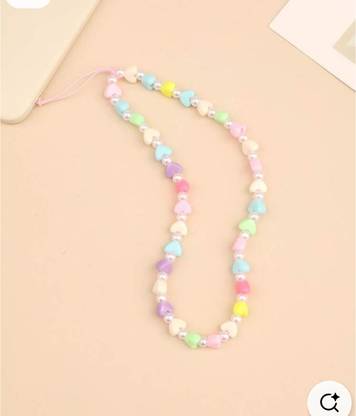 handmadehub Stylish Trendy Phone Charm - Handcrafted Beaded Phone Strap/phone keychain Phone Charm